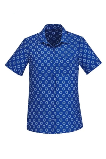 Picture of Biz Care, Florence Womens Daisy Print S/S Shirt